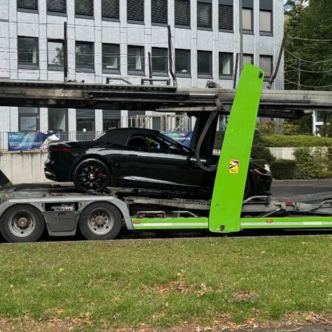 Jaguar descapotable importado de Alemania a Canarias